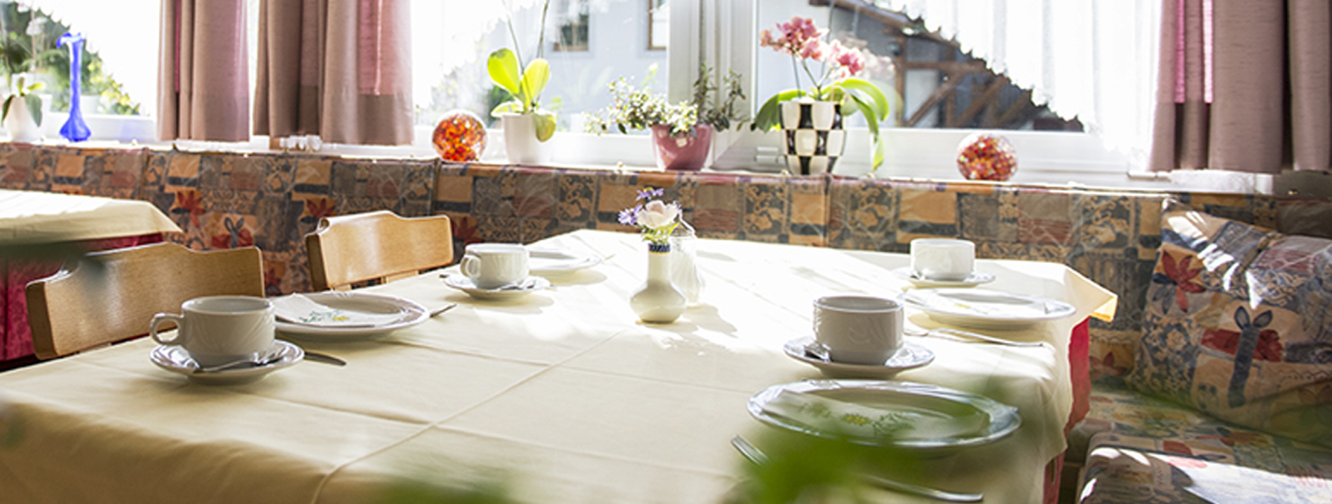 Frühstück in der Pension Sonnenberg